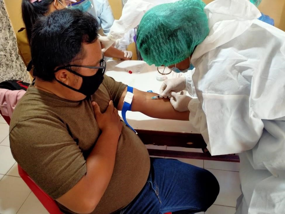 Ratusan Panwaslucam dan PKD Tuntas Jalani Rapid Test