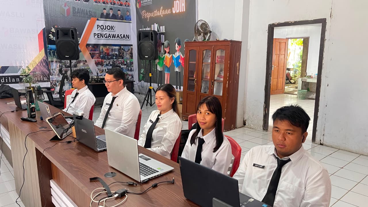 PPPK Bawaslu Kabupaten Minahasa mengikuti Orientasi PPPK Bawaslu Provinsi Sulawesi Utara Tahun 2026 Gelombang II, Rabu (22/7/2026)