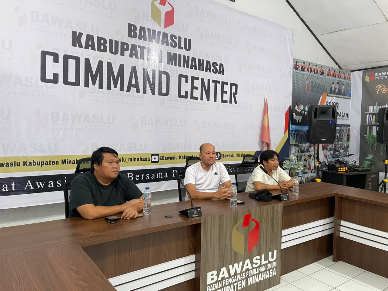 Bawaslu Kabupaten Minahasa mengikuti Rakernis Penyusunan IKU Bawaslu Provinsi Sulawesi Utara, Jumat (7/8/2026).
