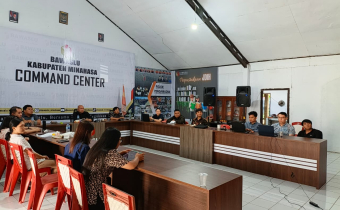 Bawaslu Kabupaten Minahasa mengikuti Rapat Pembinaan SDM dan Evaluasi Dukungan Sekretariat Bawaslu Provinsi dan Bawaslu Kabupaten/Kota se-Sulawesi Utara, Kamis (15/1/2026)
